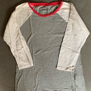 J Crew Baseball Tee